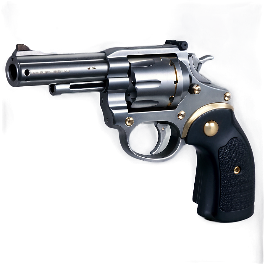 Revolver With Pearl Handle Png 05242024