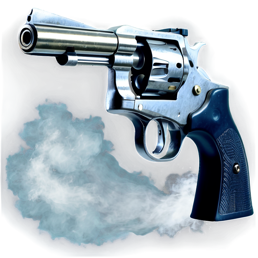 Revolver With Smoke Effect Png Pru78