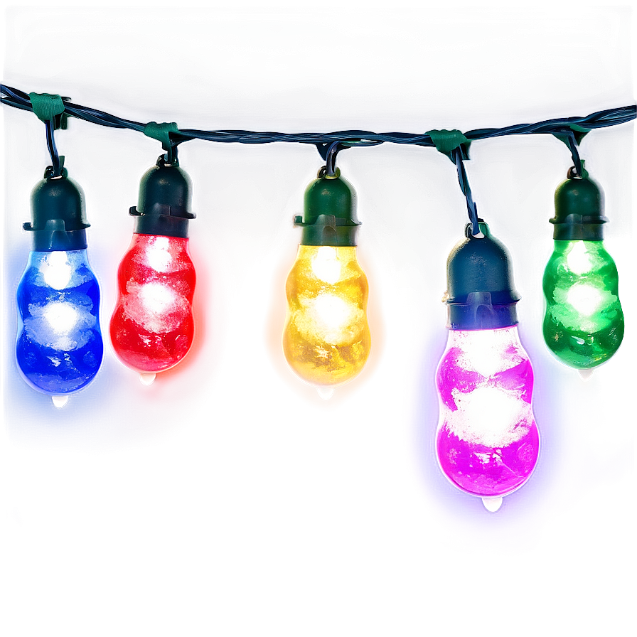 Rgb Christmas String Lights Png 30