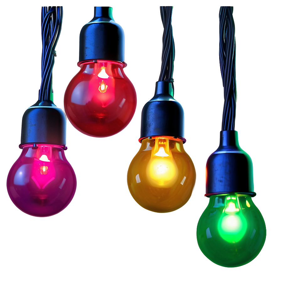 Rgb Christmas String Lights Png Yft74