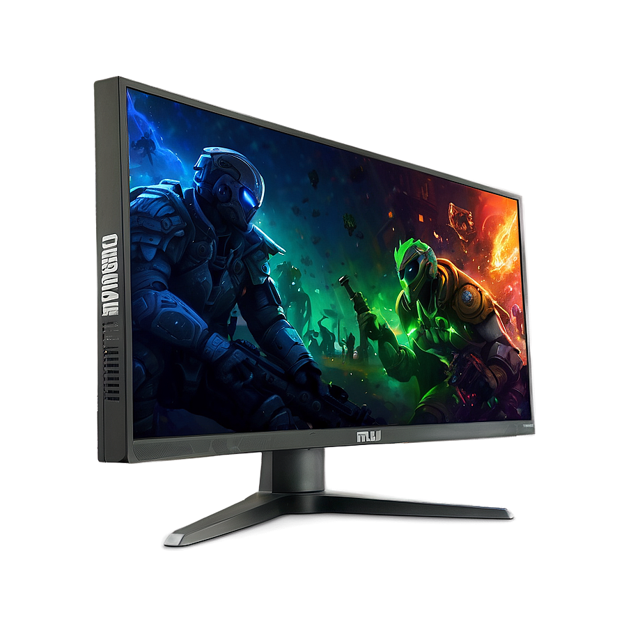 Rgb Gaming Monitor Png Whq70