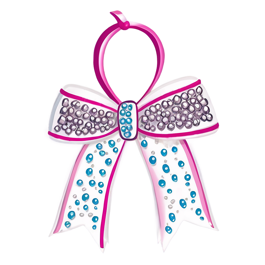 Rhinestone Cheer Bow Png 85