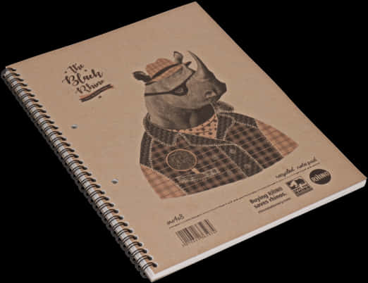 Rhino Detective Illustrated Notebook