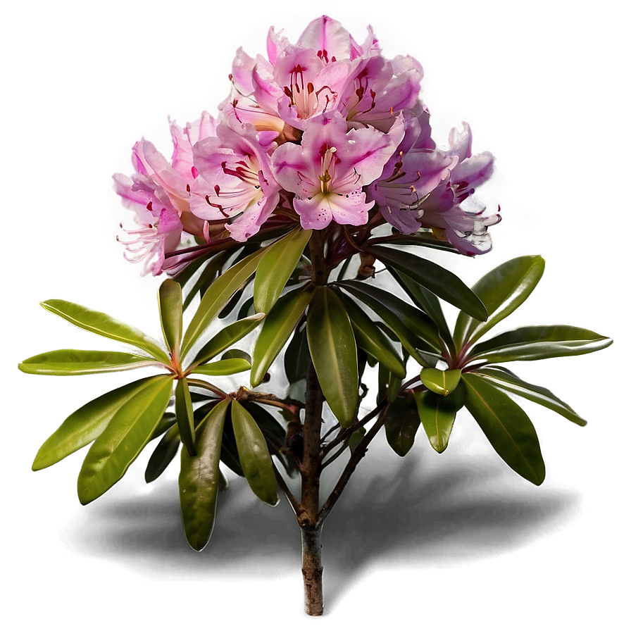 Rhododendron Flower Bush Png Unk