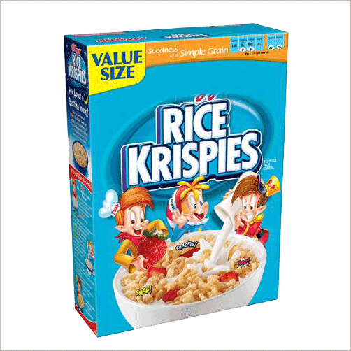 Rice Krispies Cereal Box Value Size