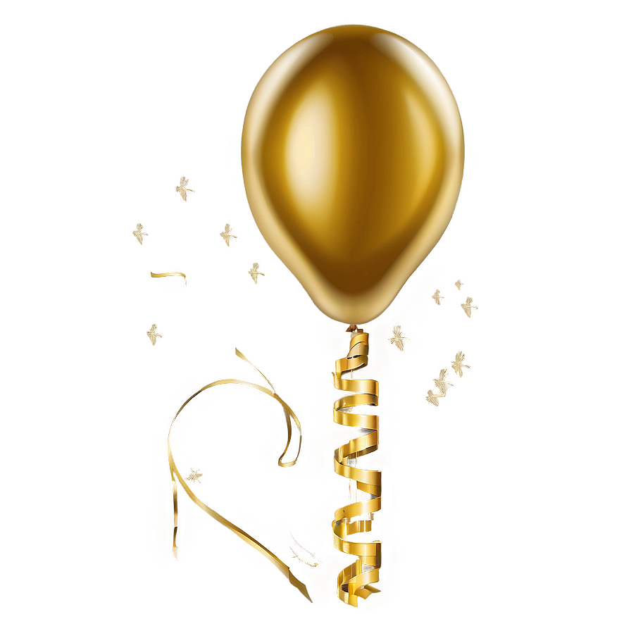 Rich Gold Balloons Png Dsx7