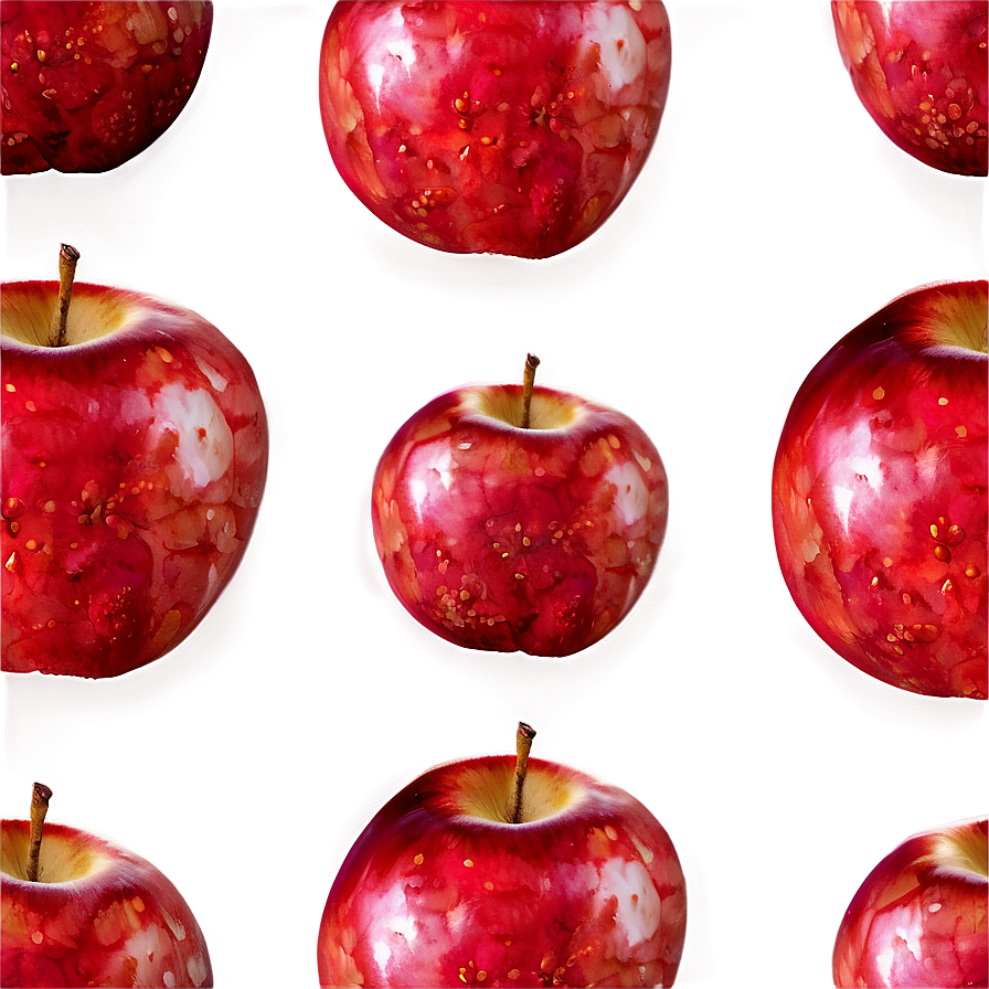 Rich Red Apple Png 5