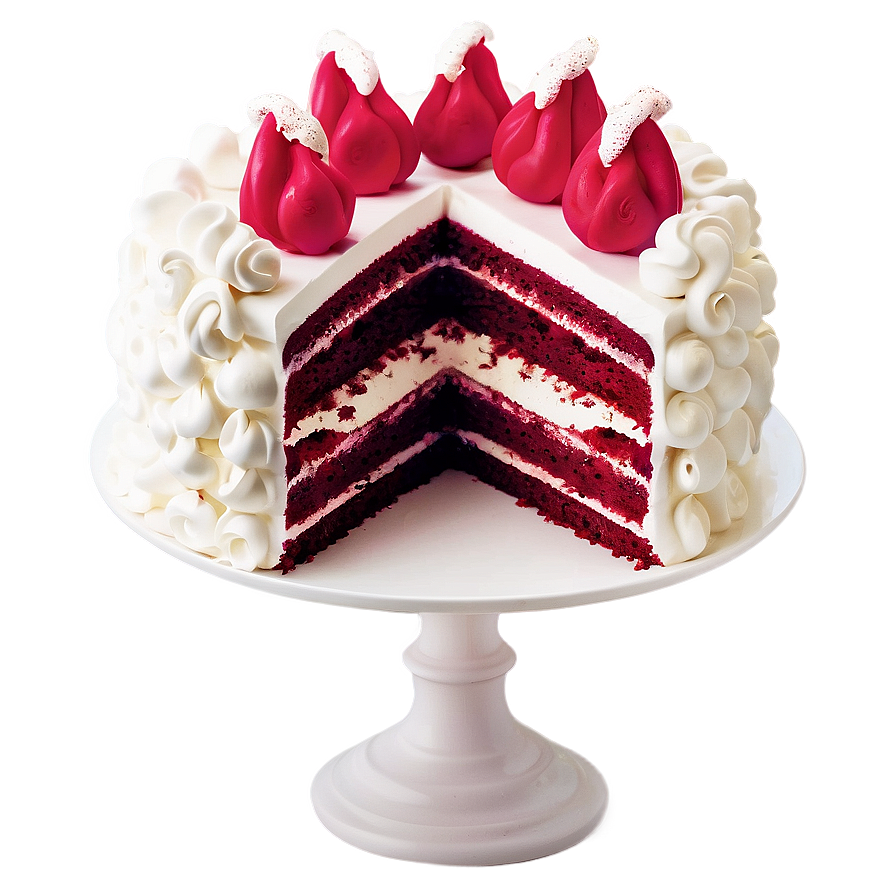 Rich Red Velvet Cake Png Hab