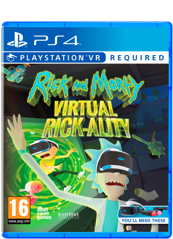 Rickand Morty Virtual Rickality P S4 V R Game Cover