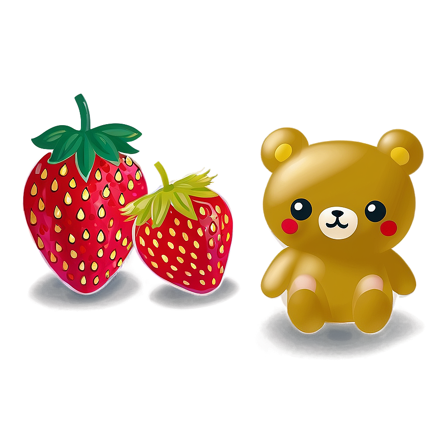 Rilakkuma And Strawberry Png 05062024