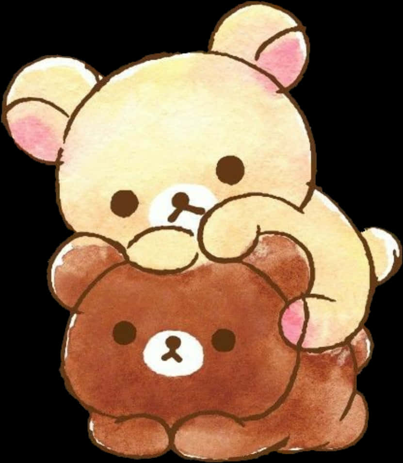 Rilakkumaand Korilakkuma Cuddling