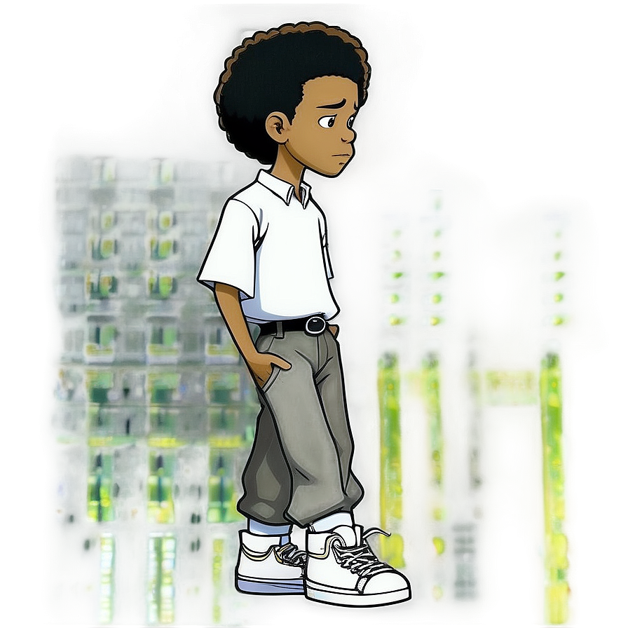 Riley Freeman Boondocks Cool Pose Png 06252024