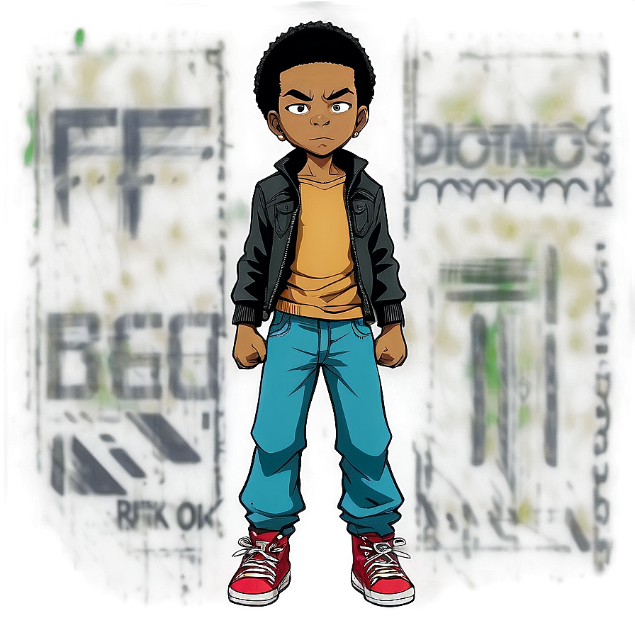 Riley Freeman Boondocks Outfit Png 06252024