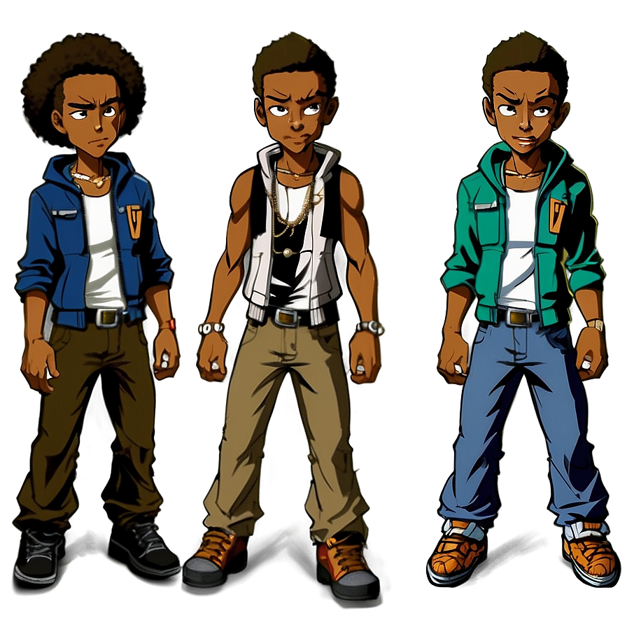 Riley Freeman Boondocks Outfit Png Vxk84