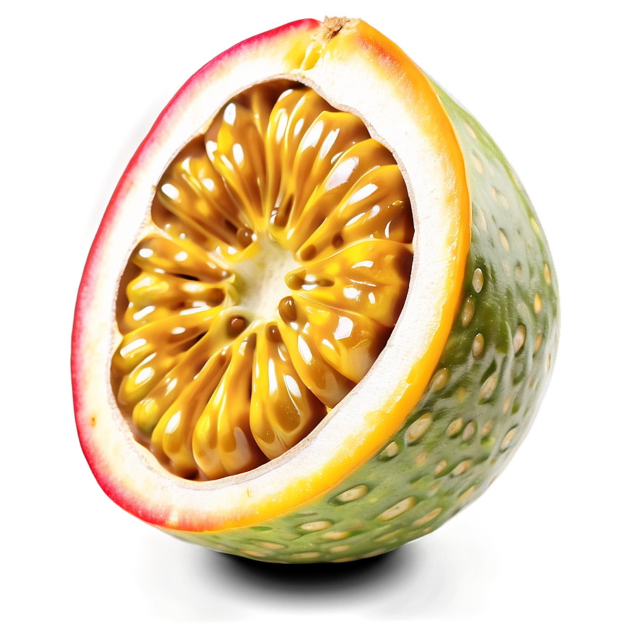 Ripe Passion Fruit Slice Png 06252024