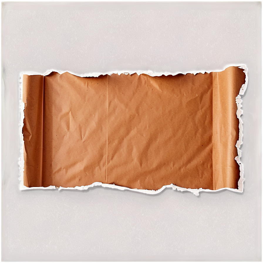 Ripped Brown Paper Png 06272024