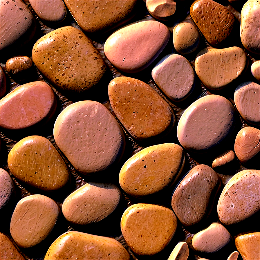 River Rock Tile Texture Png Brv84