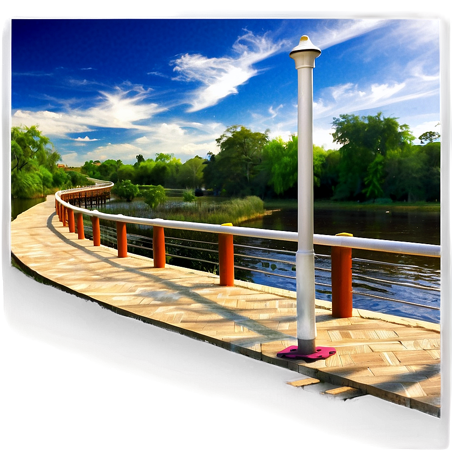 Riverside Walking Path Png Jdk70