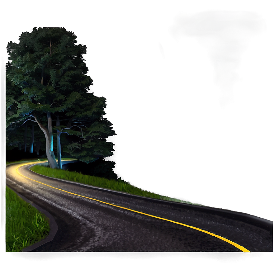 Road At Night Png Ggj