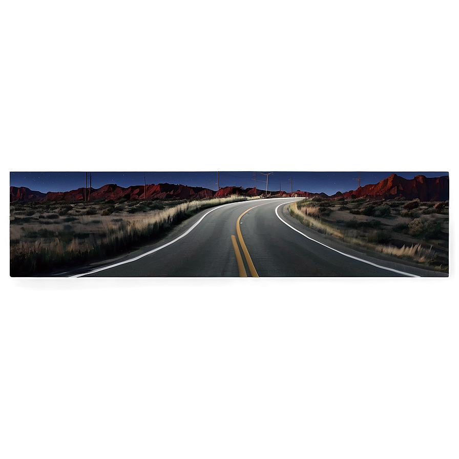 Road At Night Png Tfv76