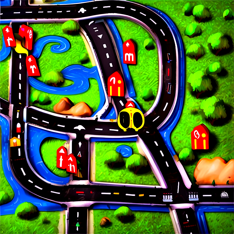 Road Map Background Png Gbo63