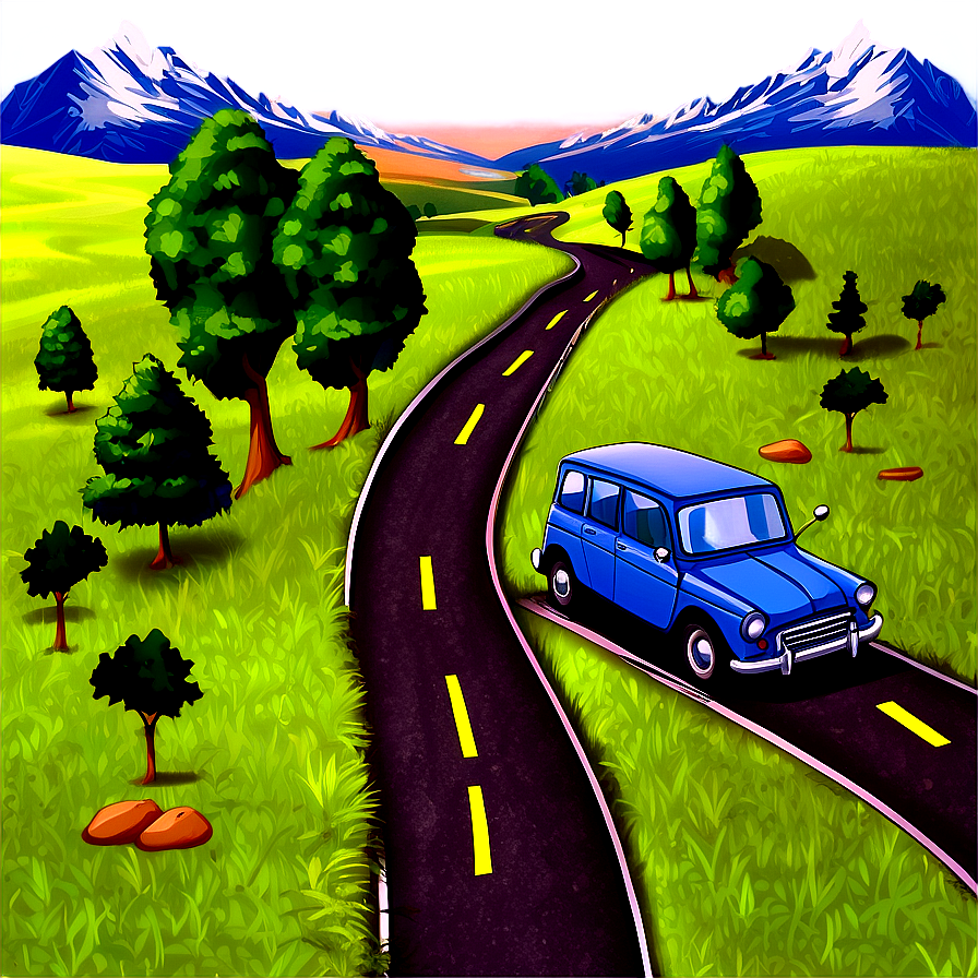 Road Map Clipart Png 35