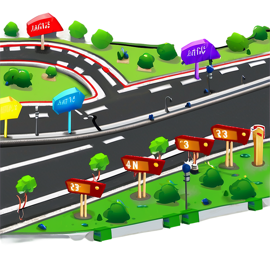 Road Map Design Png Uek45