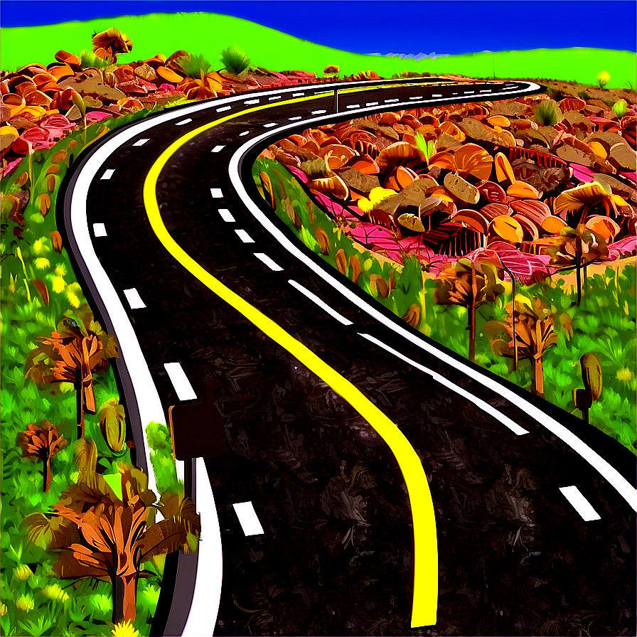 Road Map Drawing Png Bei73