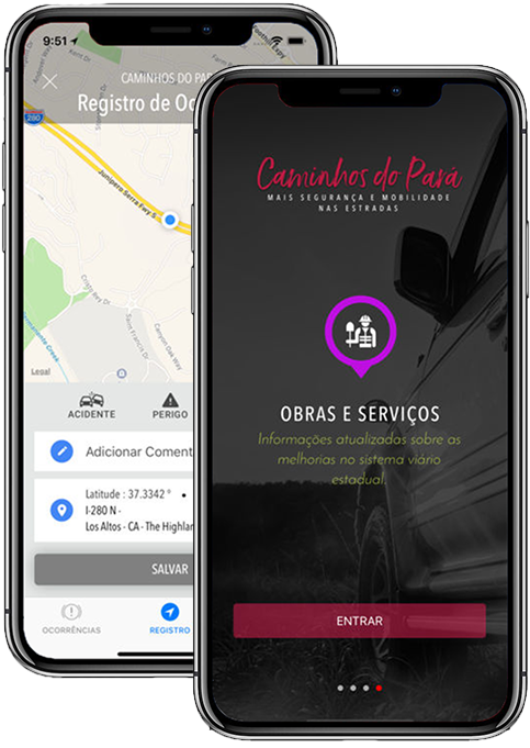 Road Safety Mobile App Screenshots