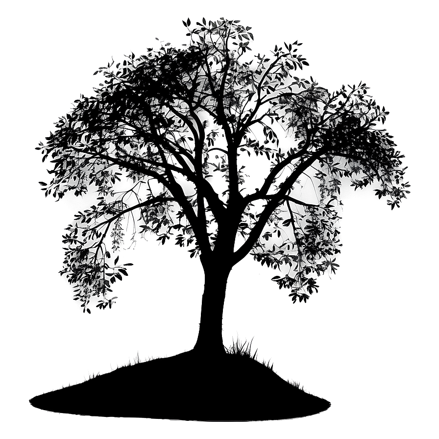 Roadside Tree Silhouette Png Iyq55