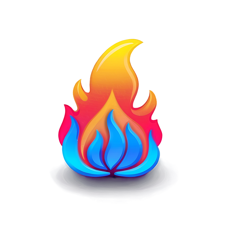 Roaring Fire Emoji Icon Png 6