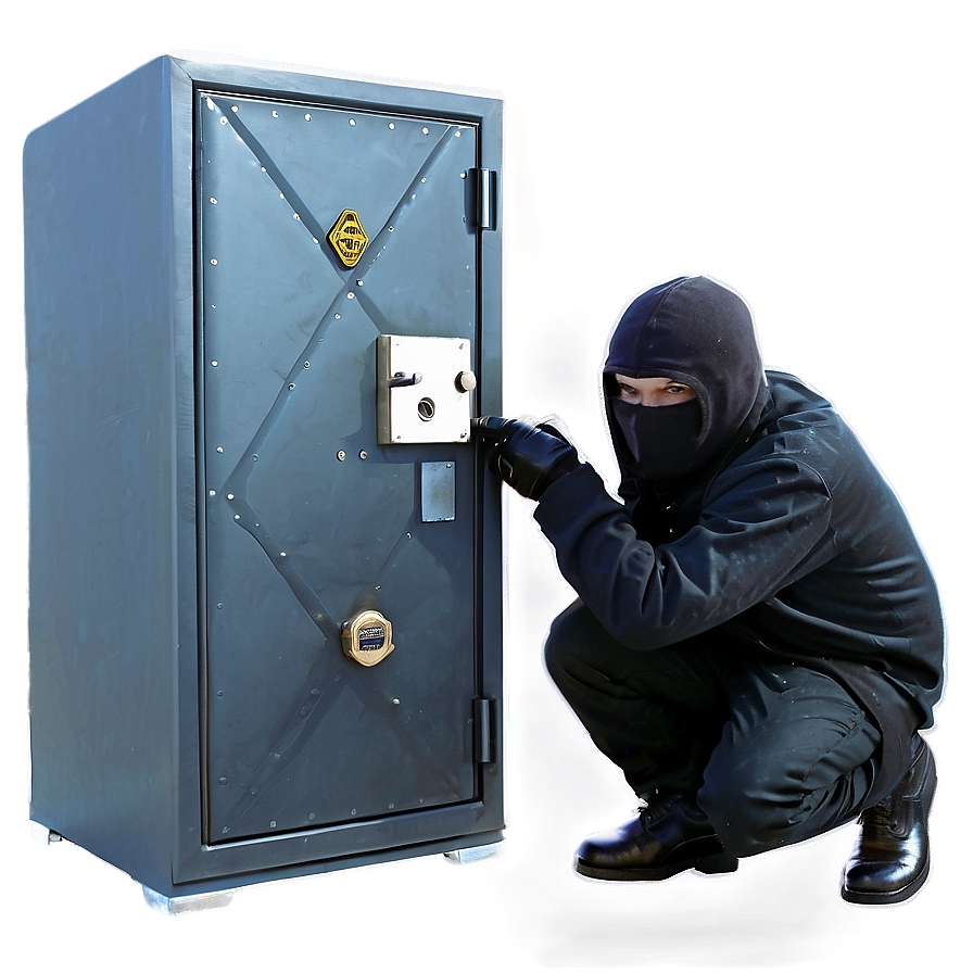 Robber And Safe Png Oij87