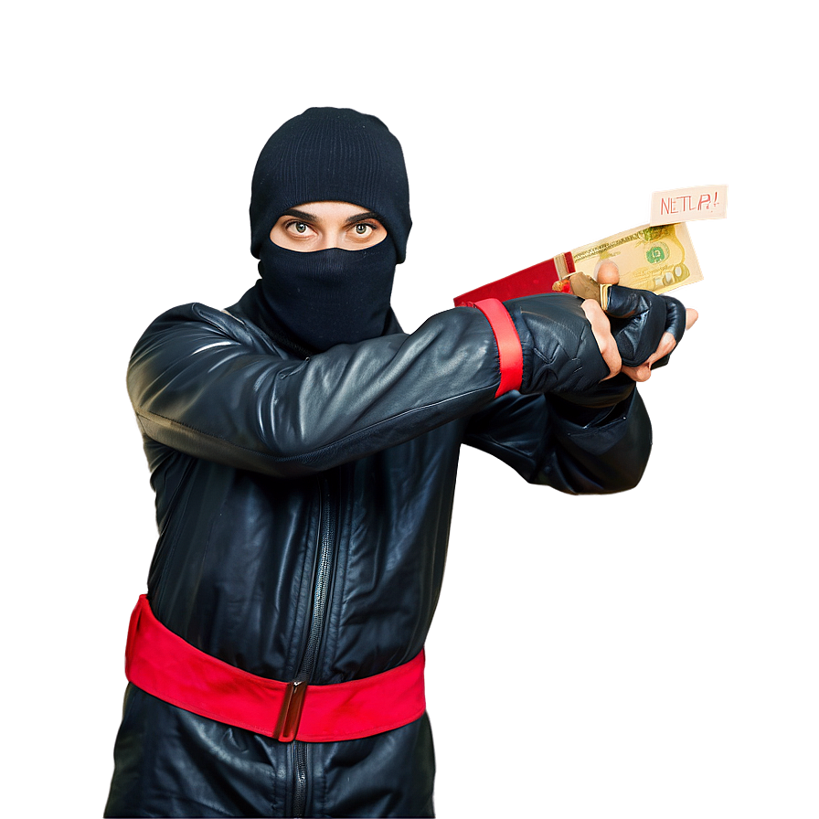 Robber Holding Loot Png 73