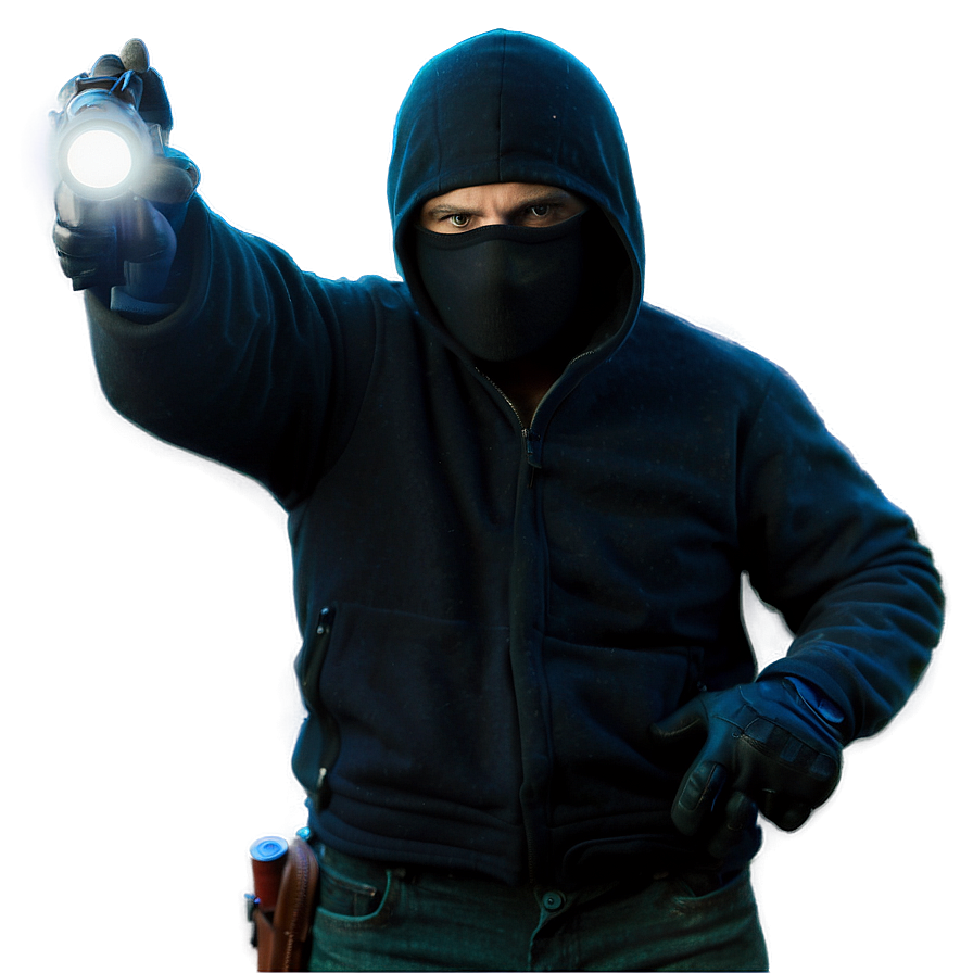 Robber With Flashlight Png Tlr77