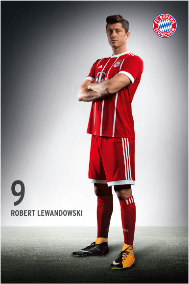 Robert Lewandowski F C Bayern Portrait