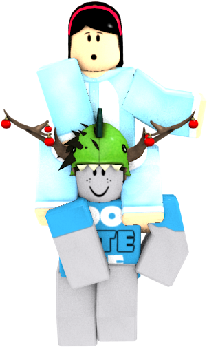 Roblox Character Festive Outfit Reindeer Hat