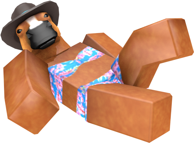 Roblox Character Lying Down With Hat