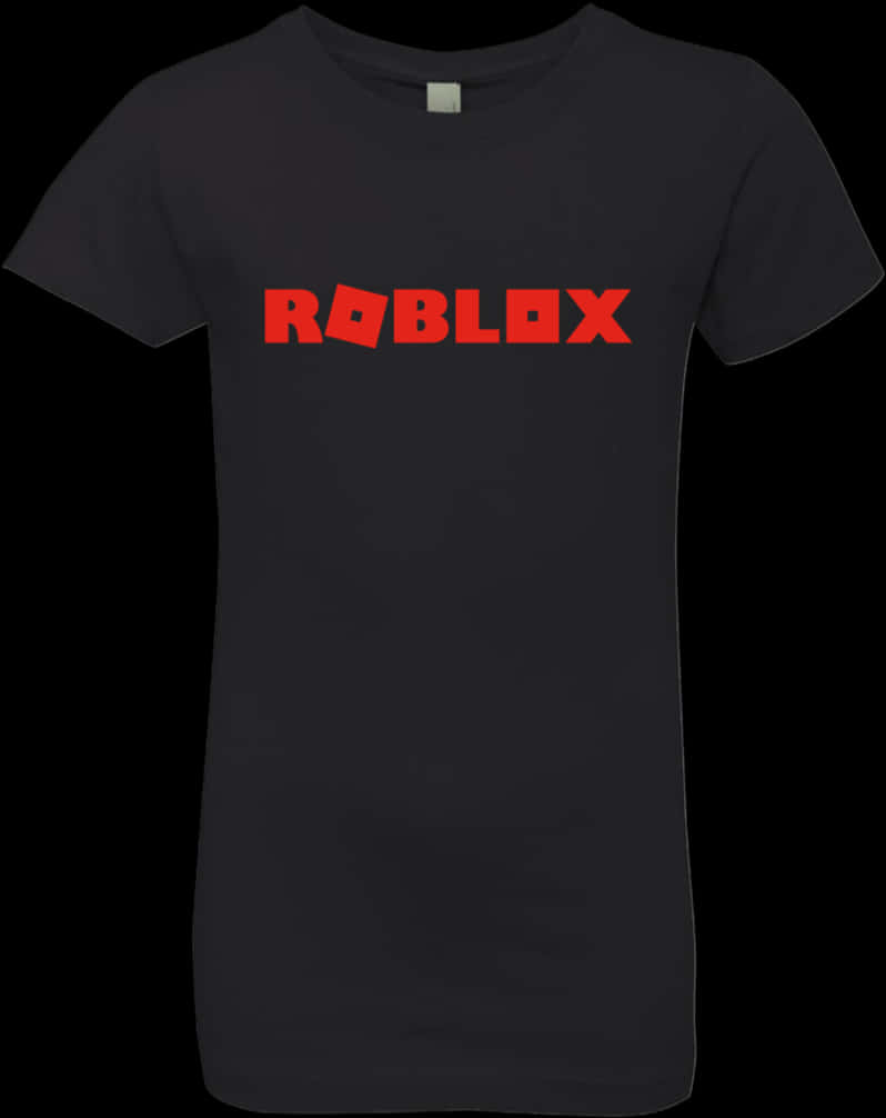 Roblox Logo Black T Shirt