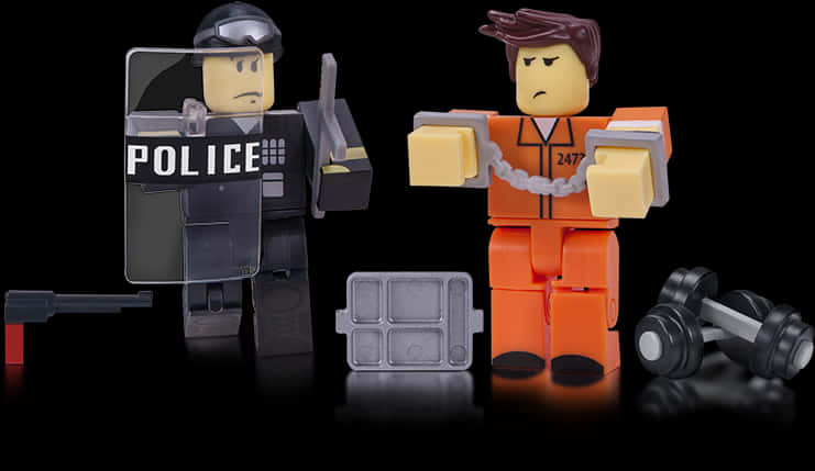 Roblox Policeand Prisoner Figures