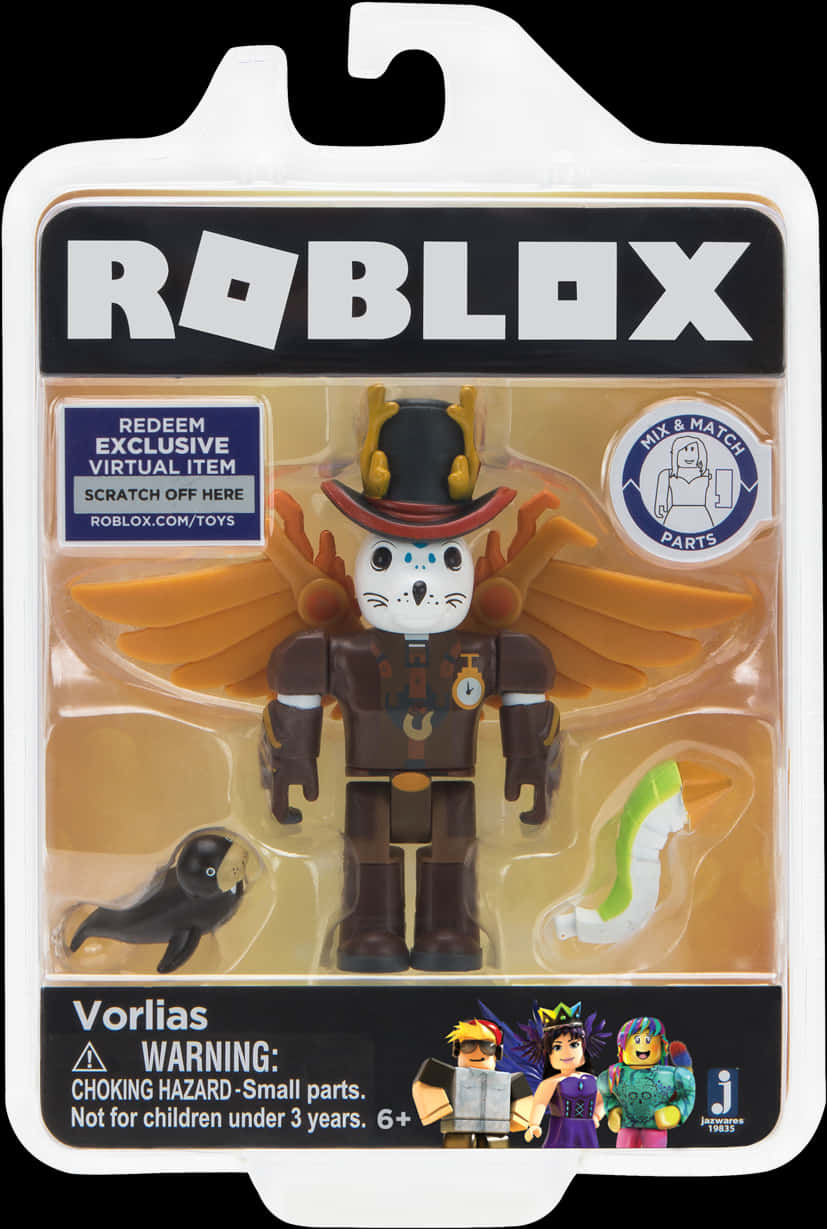 Roblox Vorlias Action Figure Packaging