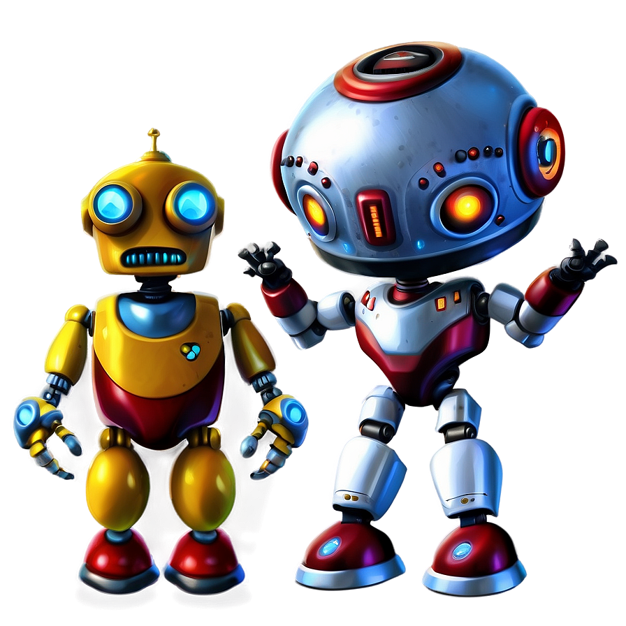 Robot And Sci-fi Cartoon Character Png Hvf85