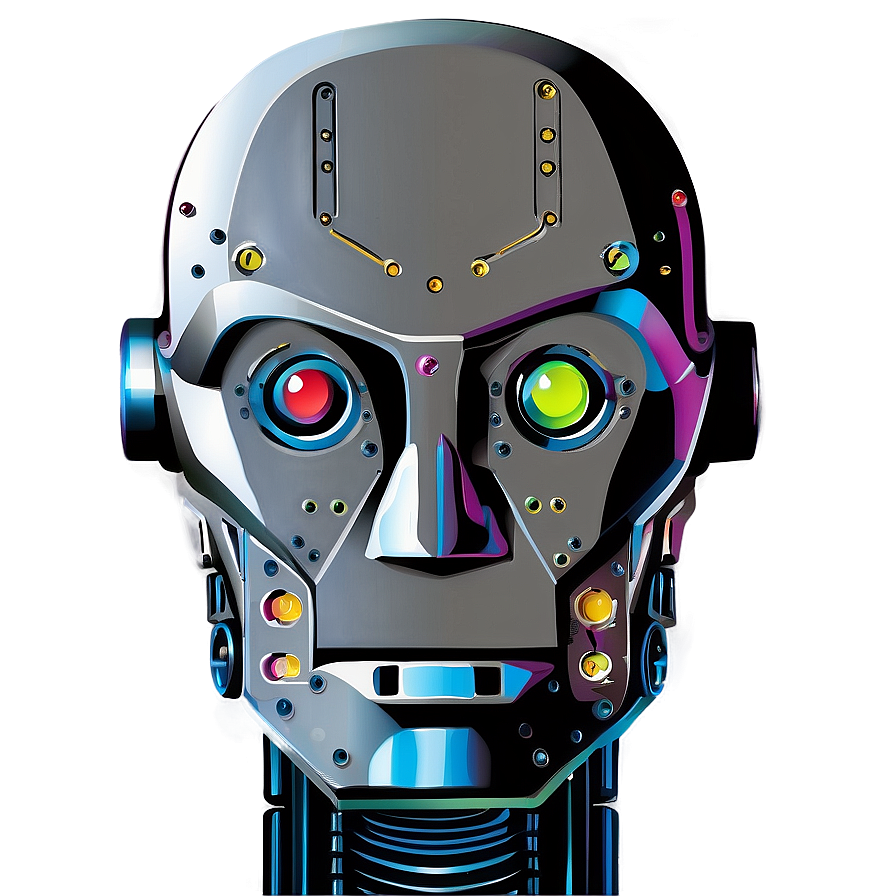 Robot Head Vector Png 06212024