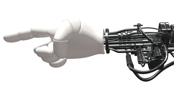 Robotic Hand Pointing Gesture