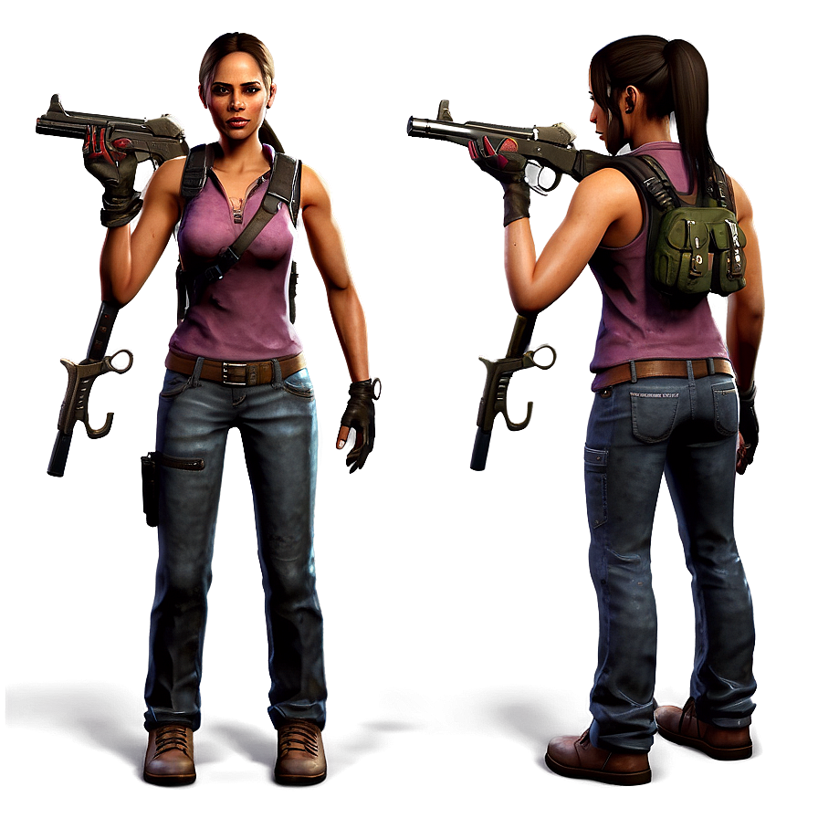 Rochelle Left 4 Dead 2 Character Png 68