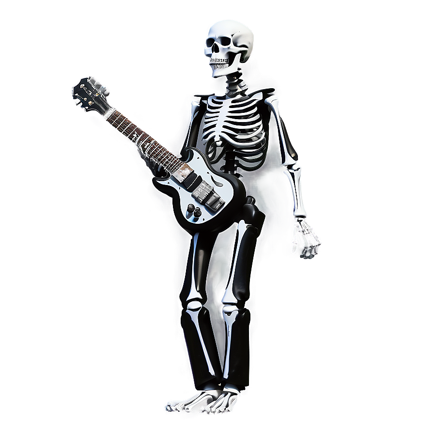 Rock And Roll Skeleton Png 60