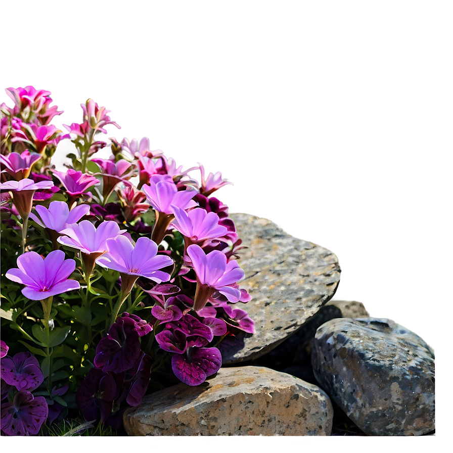 Rock Flower Bed Png Eif