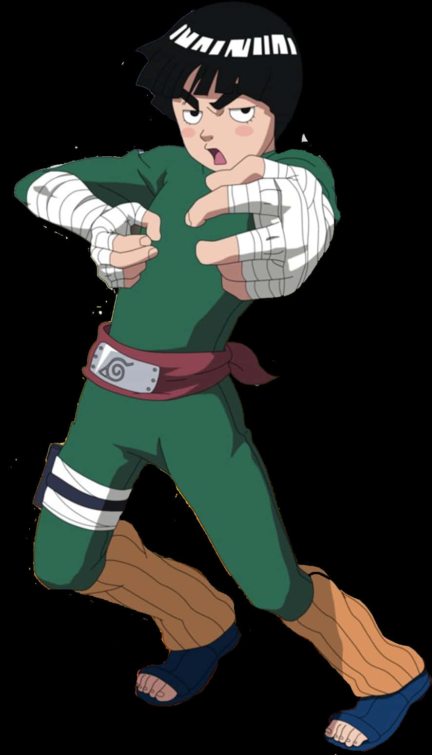 Rock Lee Readyfor Battle