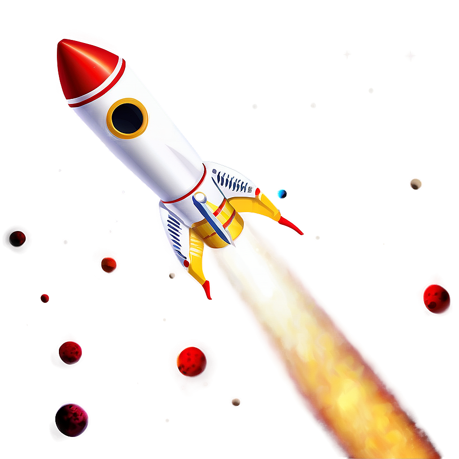 Rocket In Space Png 04292024