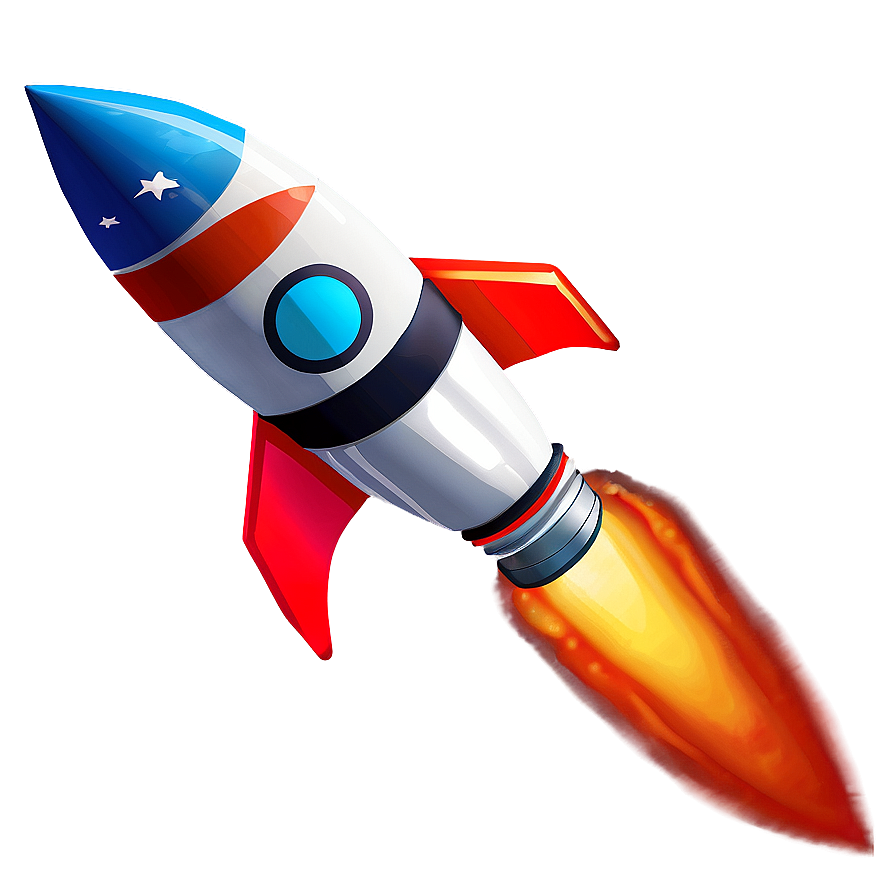 Rocket In Space Png Bhb44