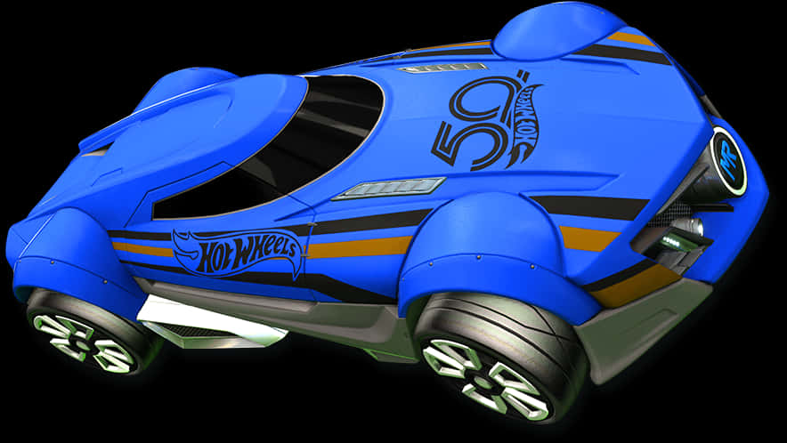 Rocket League Hot Wheels Blue Car